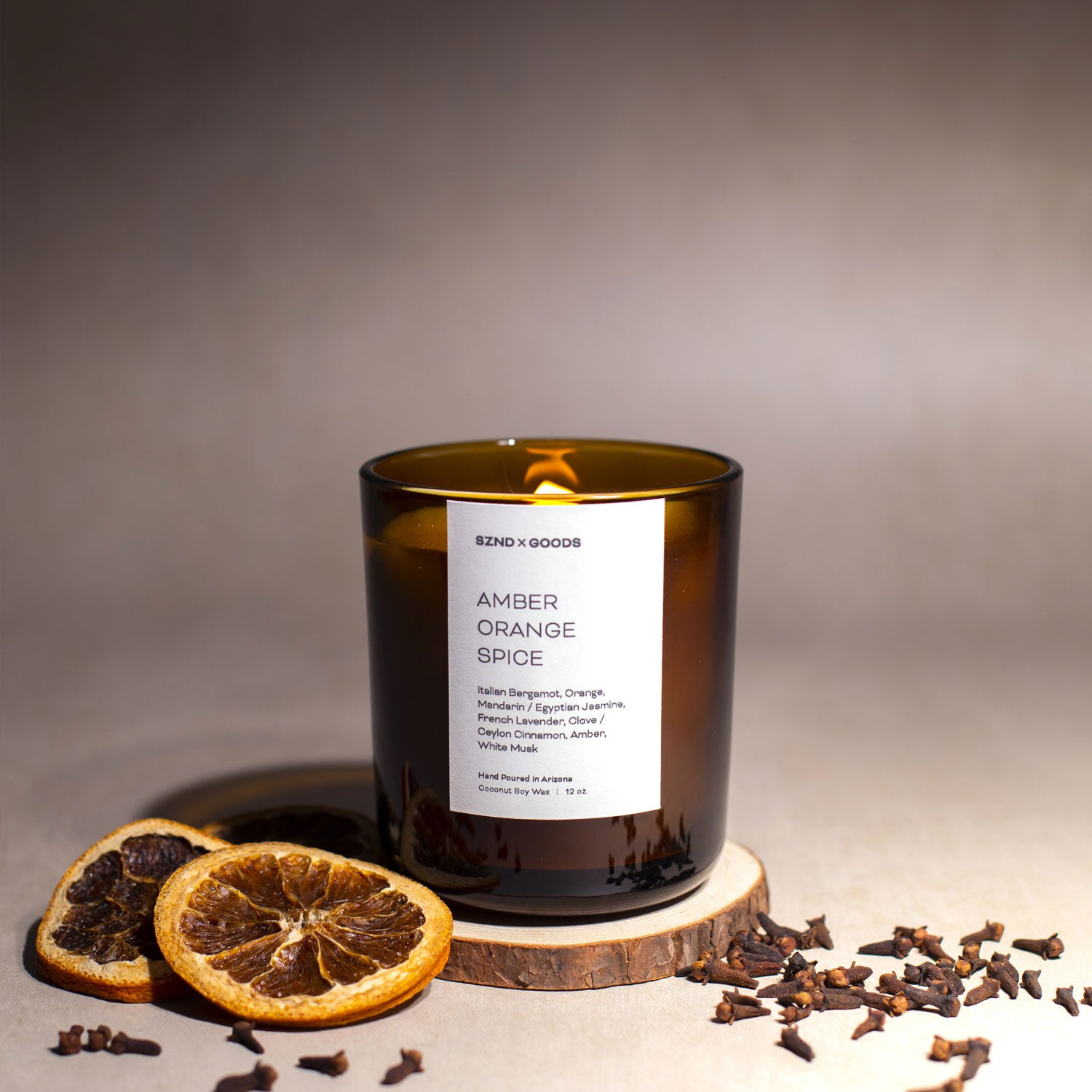 Wood Wick Candle - Orange Peppercorn