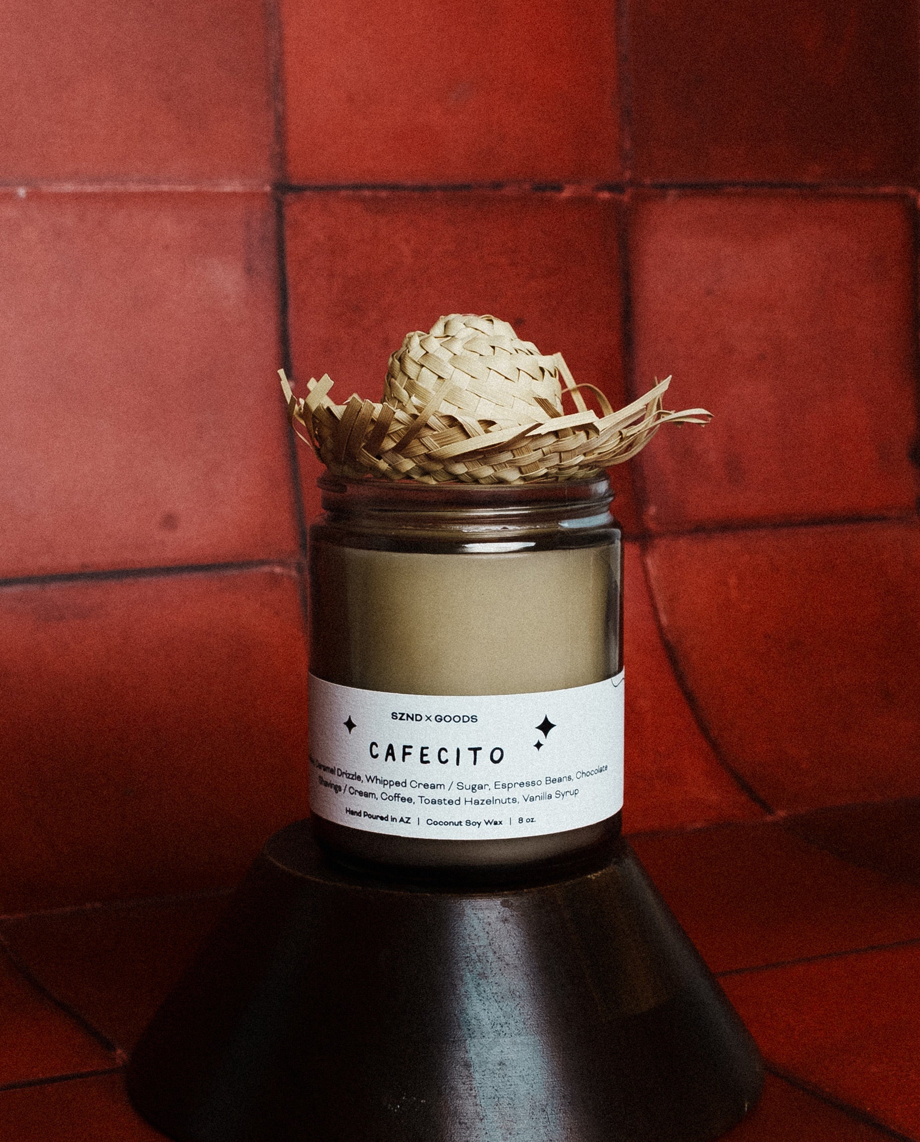 Cafecito Wooden Wick Candle