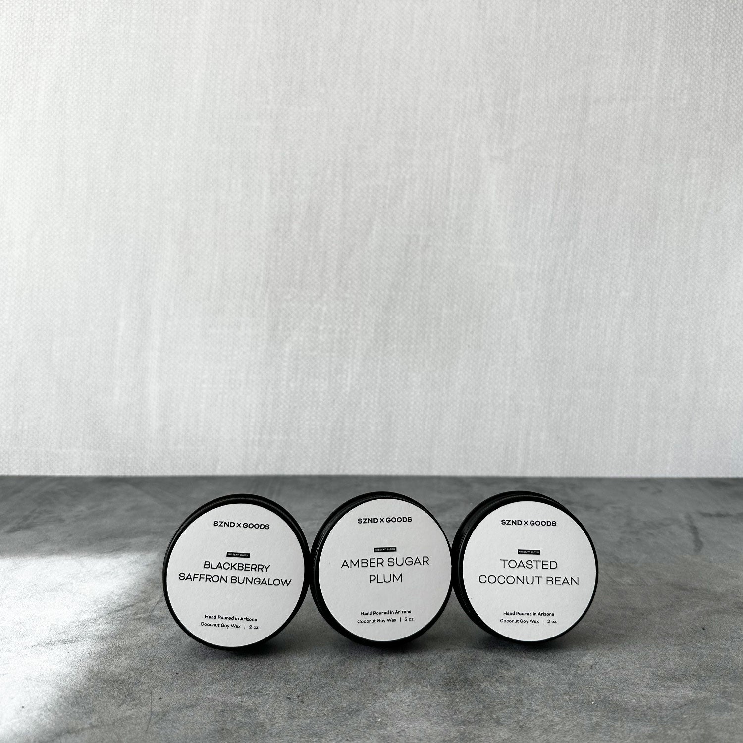 Candle travel tins for small spaces