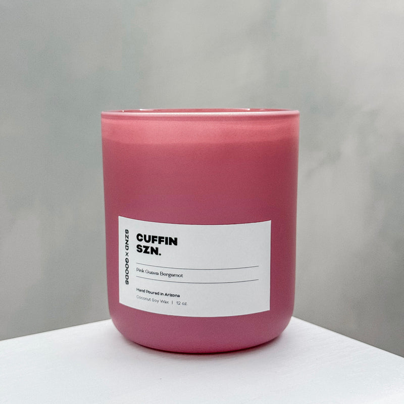 Pink Guava Bergamot summer candle