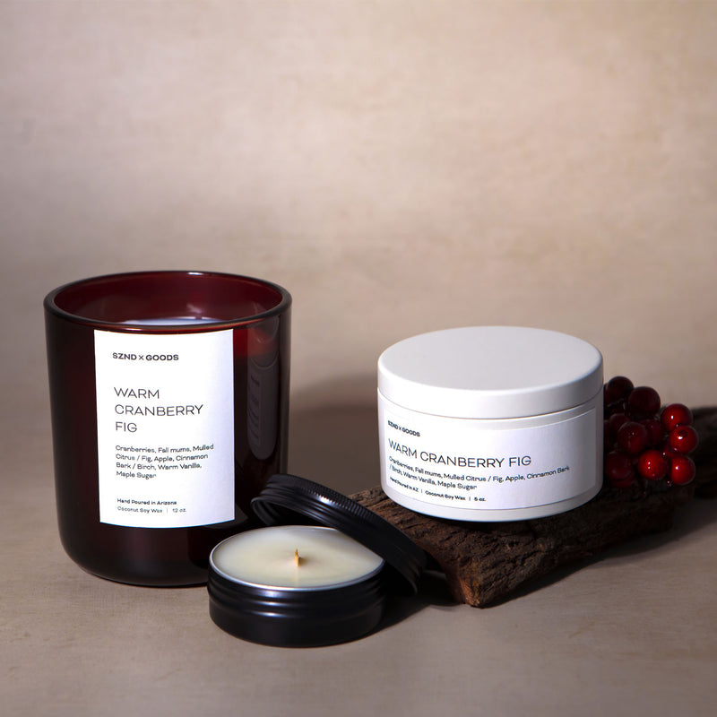 Warm Cranberry Fig is a wooden wick candle you're not gonna wanna miss out on