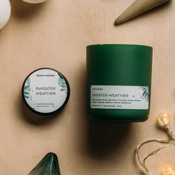 Sweater Weather Wooden Wick Candle