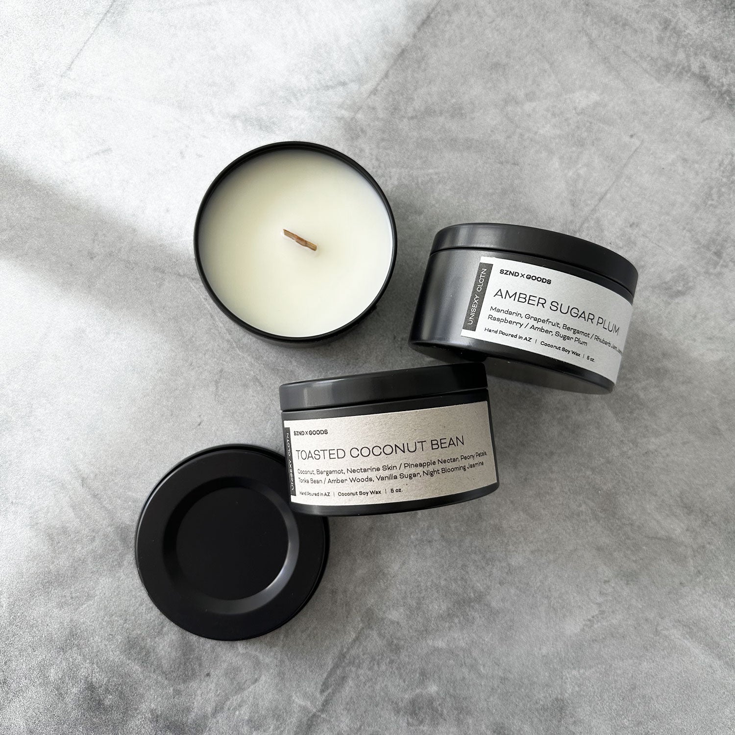 Blackberry Saffron Bungalow medium sized candle